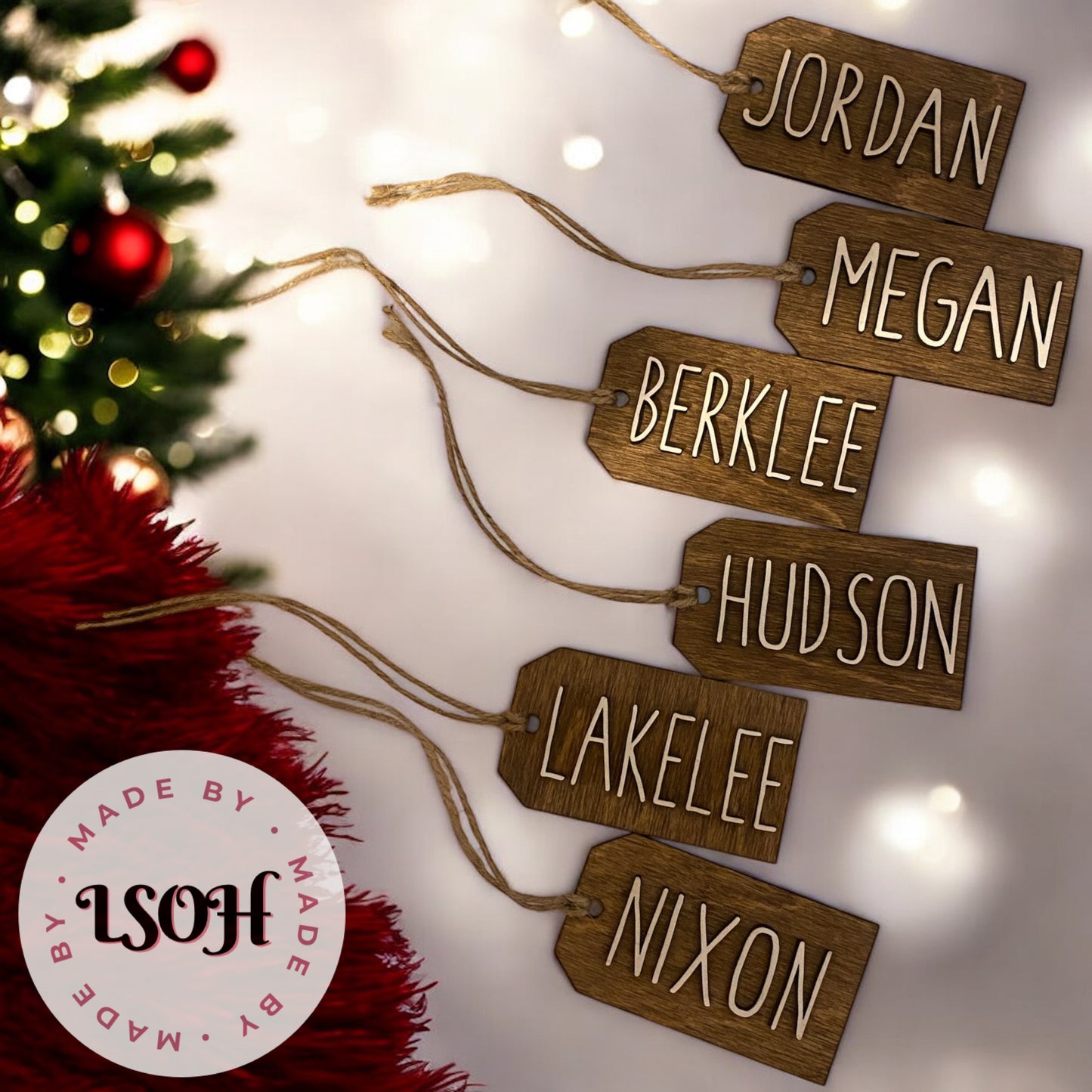 Simple Stocking Tags