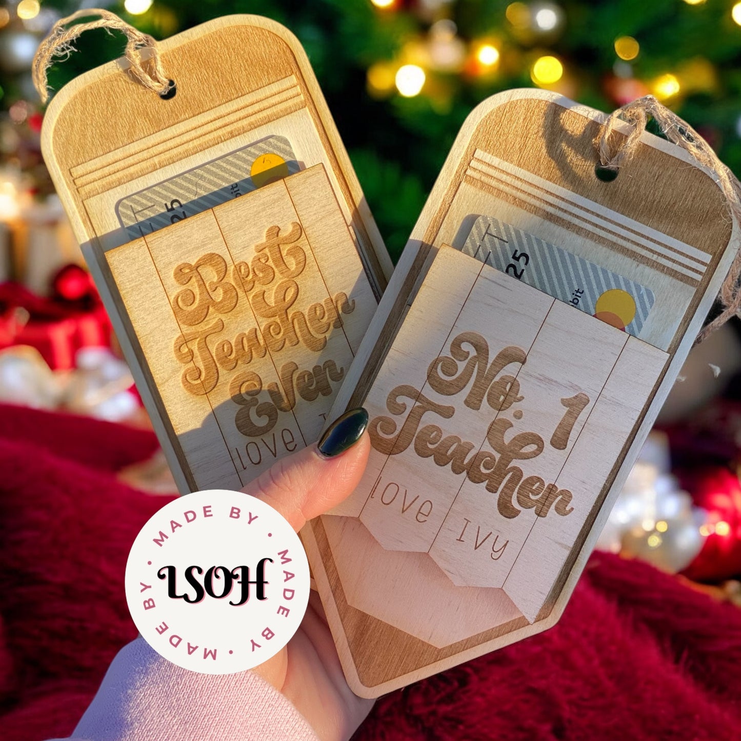 Teacher Gift Card Holder