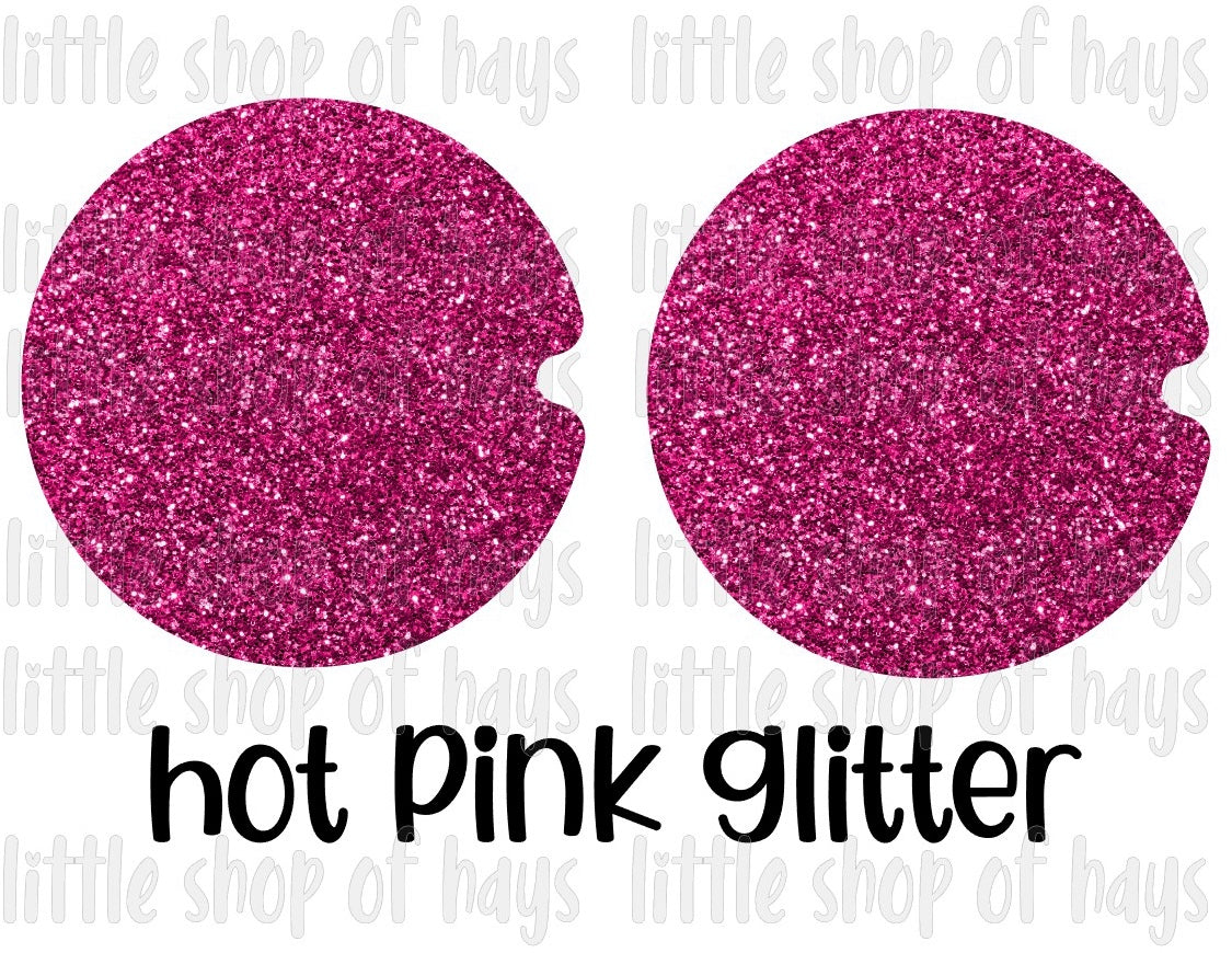 Single Color Car Coasters