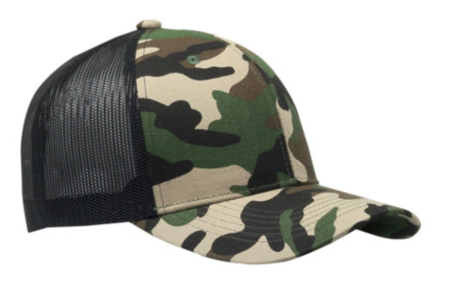 Camo Mesh Snapback